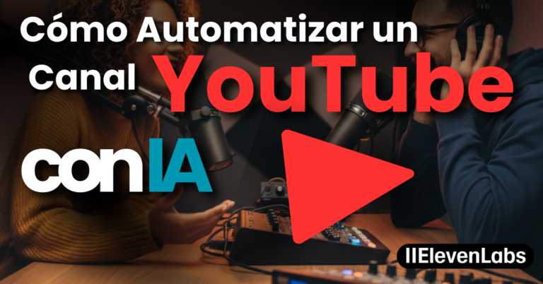Como automatizar un canal de YouTube con IA en 2026.