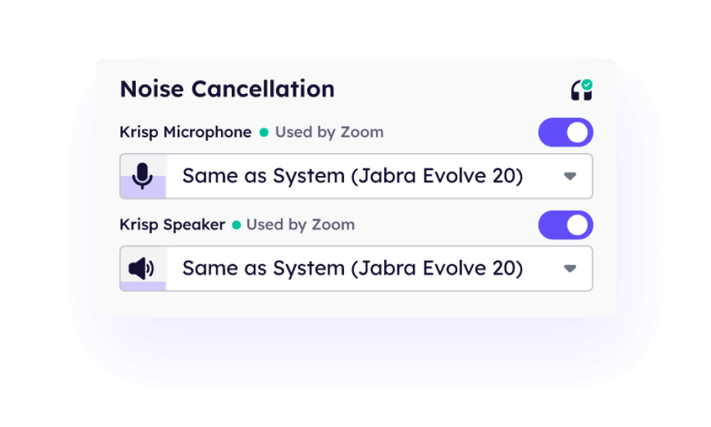 Aplicación Krisp para eliminar ruido de fondo en llamadas y grabaciones